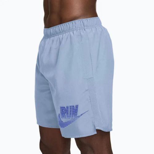 Vyriški bėgimo šortai Nike Challenger Dri-Fit Brief-Lined 7" blue hydrogen/lapis