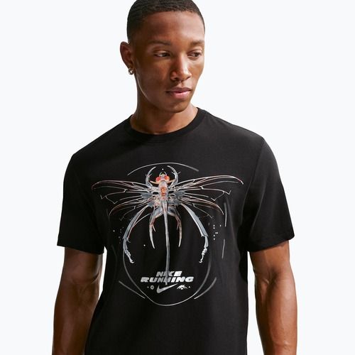 Vyriški bėgimo marškinėliai Nike Dri-Fit Running black