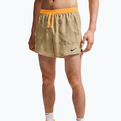 Vyriški bėgimo šortai Nike Stride Dri-Fit Brief Lined 5" linen