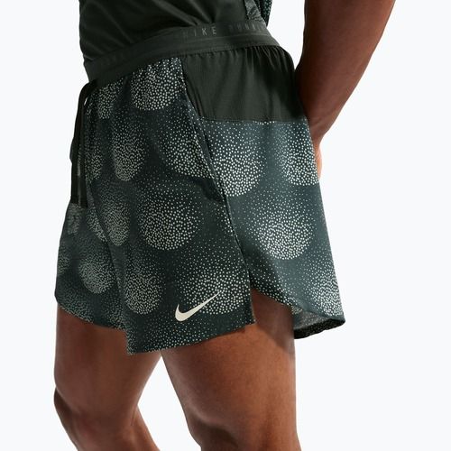 Vyriški bėgimo šortai Nike Stride Dri-Fit Brief Lined 5" black spruce