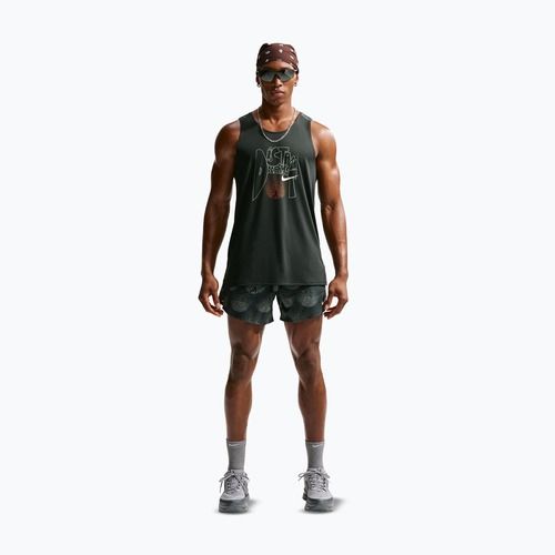 Vyriški bėgimo šortai Nike Stride Dri-Fit Brief Lined 5" black spruce