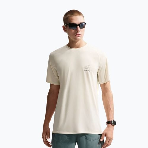 Vyriški bėgimo marškinėliai Nike Stride Dri-Fit ADV coconut milk