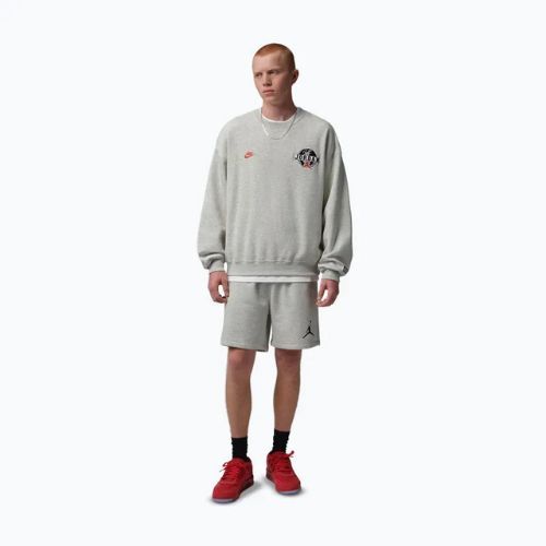 Vyriški šortai Jordan Fleece grey heather/black