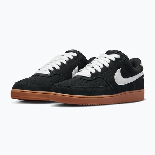 Vyriški batai Nike Court Vision Low FL black/gum med brown/white