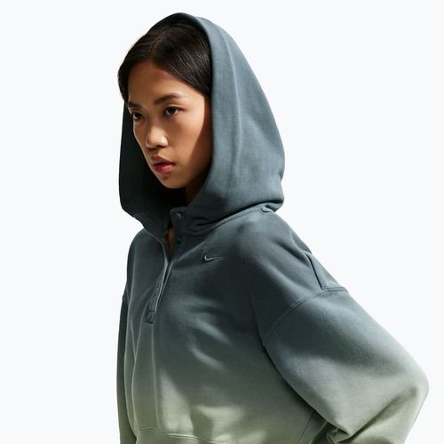 Moteriškas džemperis Nike Sportswear Phoenix Fleece Oversized Henley Hoodie steam/mineral slate