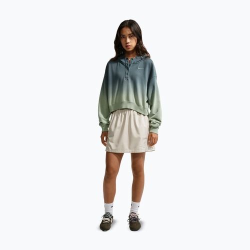 Moteriškas džemperis Nike Sportswear Phoenix Fleece Oversized Henley Hoodie steam/mineral slate