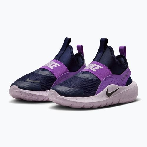 Vaikiški batai Nike Flex Runner 4 blackened blue/bright violet/black