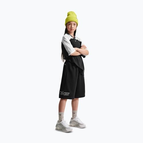 Vaikiški šortai Nike Sportswear French Terry black/white