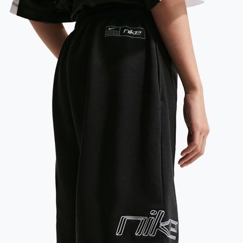 Vaikiški šortai Nike Sportswear French Terry black/white