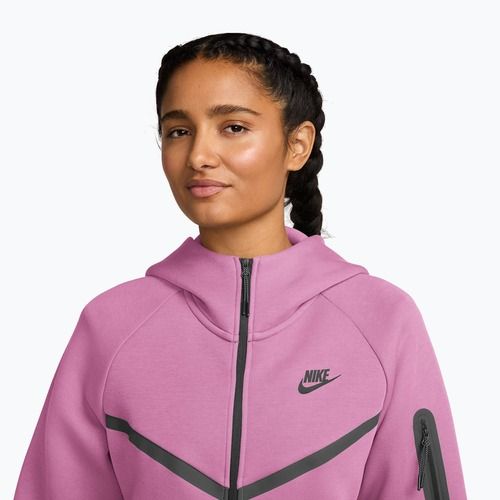 Moteriškas džemperis  Nike Sportswear Tech Fleece Windrunner light magenta/black