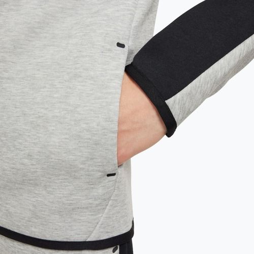 Vaikiškas džemperis Nike Sportswear Tech Fleece Full Zip dark grey heather/black/black/black
