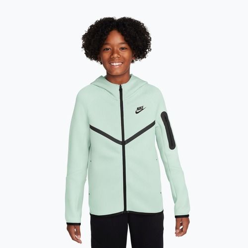 Vaikiškas džemperis Nike Sportswear Tech Fleece Full Zip barely green/black/black