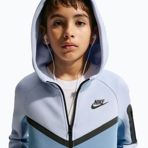 Vaikiškas džemperis Nike Sportswear Tech Fleece Full Zip hydrogen blue/work blue/black/black