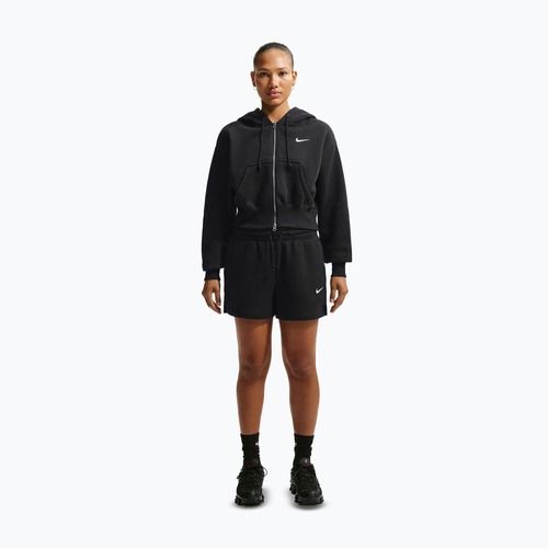 Moteriškas džemperis  Nike Sportswear Phoenix Fleece Loose Full-Zip black/sail
