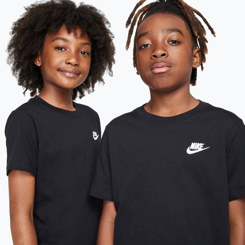 Vaikiški marškinėliai Nike Sportswear black