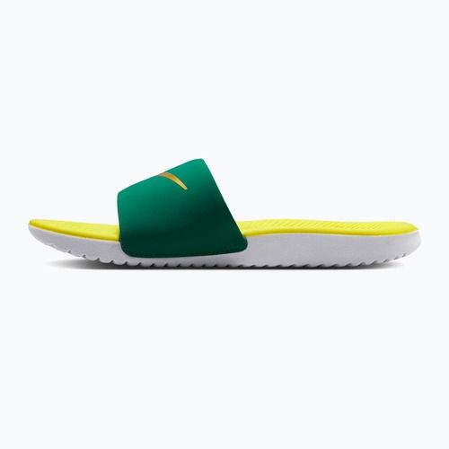Vaikiškos šlepetės Nike Coffee malachite/sonic yellow/metallic gold