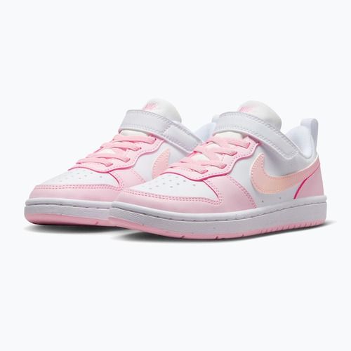 Vaikiški batai Nike Court Borough Low Recraft white/pink foam