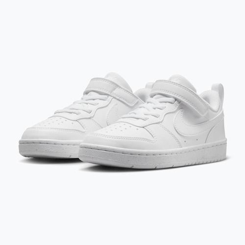 Vaikiški batai Nike Court Borough Low Recraft white/white/white