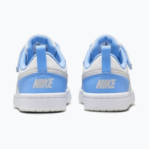 Vaikiški batai Nike Court Borough Low Recraft summit white/cobalt pulse/vast grey