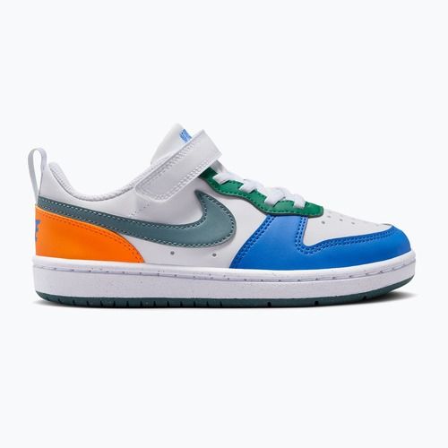 Vaikiški batai Nike Court Borough Low Recraft white/malachite/mineral slate