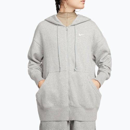 Moteriškas džemperis Nike Sportswear Phoenix Fleece dark grey heather/sail