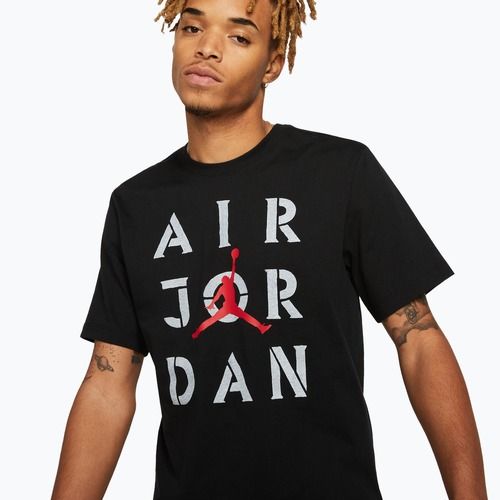 Vyriški marškinėliai Nike Jordan AJ5 Graphic black/white/gum red