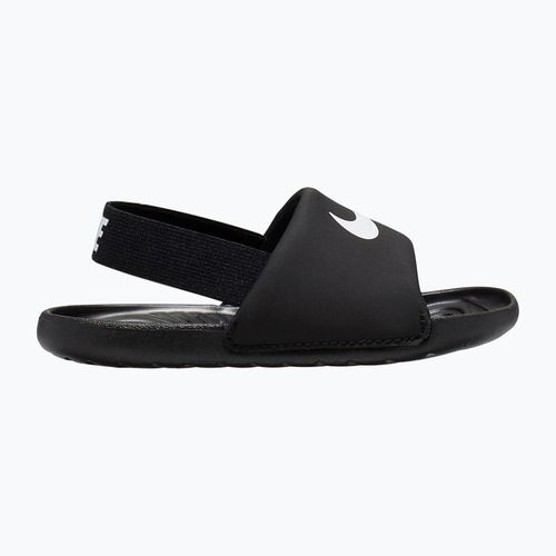 Vaikiškos šlepetės Nike Coffee black/white/white/white