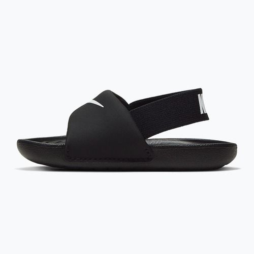 Vaikiškos šlepetės Nike Coffee black/white/white/white
