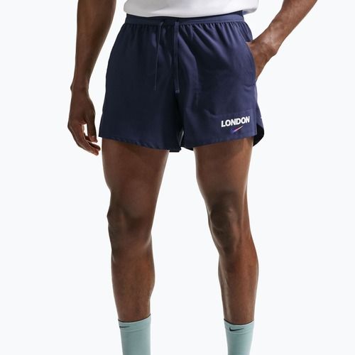 Vyriški bėgimo šortai Nike Stride Dri-Fit Brief Lined 5" midnight navy