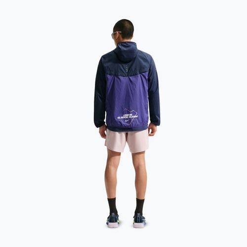 Vyriška bėgimo striukė Nike Stride Dri-Fit ADV midnight navy/court purple
