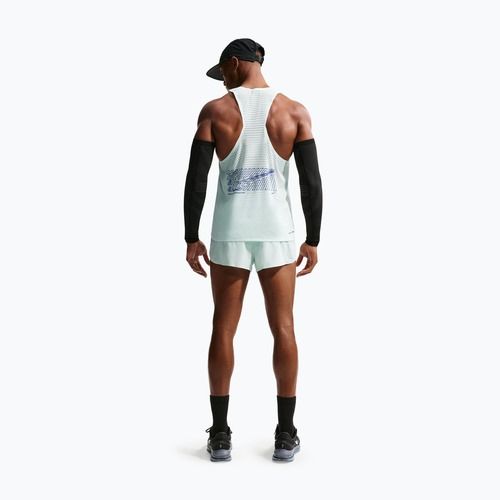 Vyriški bėgimo marškinėliai Nike AeroSwift Dri-Fit ADV Running Singlet barely green/lapis