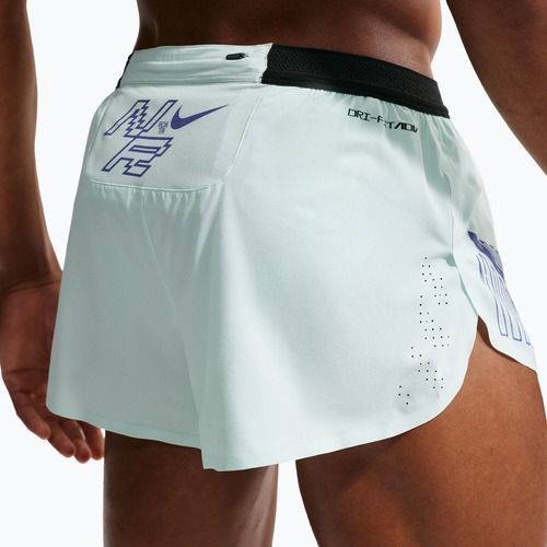 Vyriški bėgimo šortai Nike AeroSwift Dri-Fit ADV Brief-Lined 2" barely green/lapis