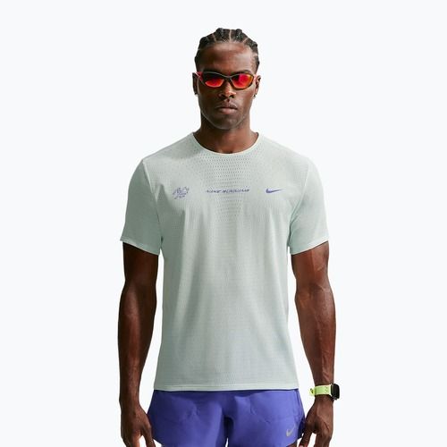 Vyriški bėgimo marškinėliai Nike AeroSwift Dri-Fit ADV barely green/lapis