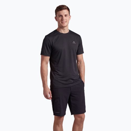 Vyriški trekingo marškinėliai KADVA TrailCore breathable black