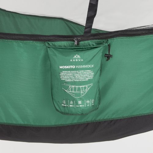 Turistinis hamakas KADVA Green mosquito