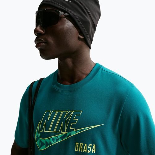 Vyriški futbolo marškinėliai Nike Brazil Soccer geode teal