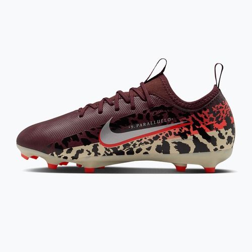 Vaikiški futbolo bateliai Nike United Jr. Mercurial Vapor 16 Academy MG burgundy crush/metallic silver