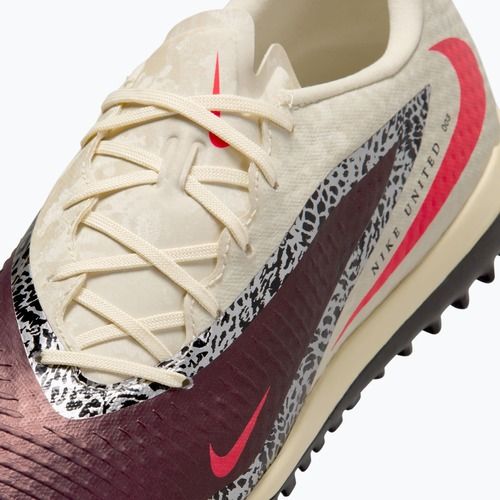 Vyriški futbolo bateliai Nike United Phantom 6 Low Academy TF burgundy crush/fossil/university red