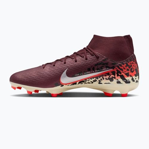 Vyriški futbolo bateliai Nike United Mercurial Superfly 10 Academy MG burgundy crush/metallic silver