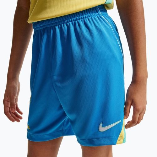 Vaikiški futbolo šortai Nike Brazil 2026 Stadium Home Soccer Replica light photo blue/light mint/white