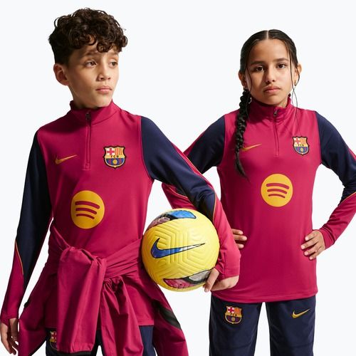 Vaikiškas futbolo džemperis Nike FC Barcelona Strike Dri-Fit Soccer Knit Drill Top