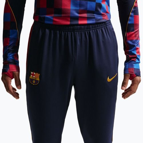 Vyriškos futbolo kelnės Nike FC Barcelona Strike Dri-Fit blackened blue/noble red/yellow