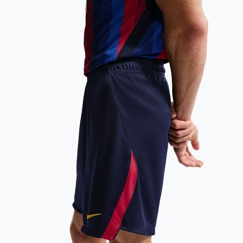 Vyriški futbolo šortai Nike FC Barcelona Dri-Fit Stadium Home blackened blue/mineral yellow