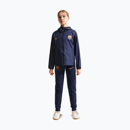 Vaikiška futbolo striukė Nike FC Barcelona Academy Pro blackened blue/black/mineral yellow