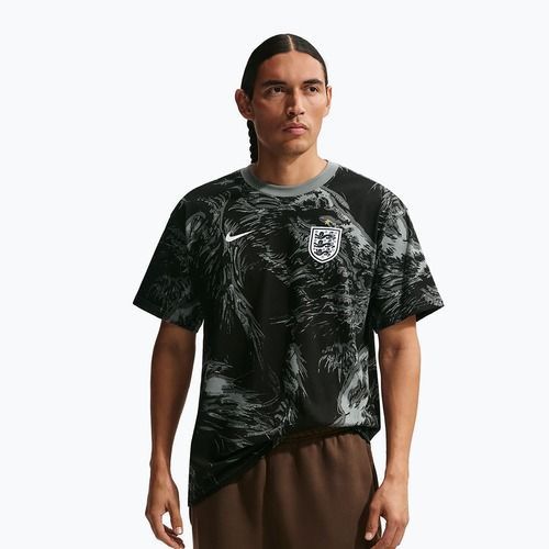 Vyriški futbolo marškinėliai Nike England Soccer dark steel grey