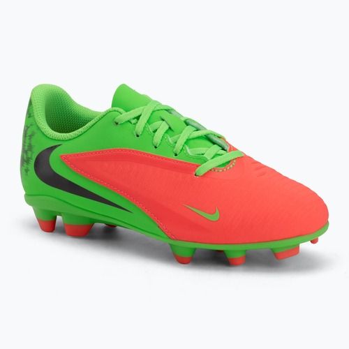 Vaikiški futbolo batai Nike Jr. Phantom 6 Club Erling Haaland MG hot punch/green strike/black