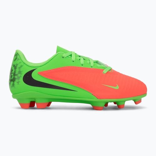 Vaikiški futbolo batai Nike Jr. Phantom 6 Club Erling Haaland MG hot punch/green strike/black