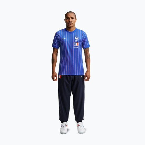 Vyriški futbolo marškinėliai Nike FFF Academy Pro Pre-Match game royal/university red/white