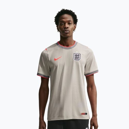 Vyriški futbolo marškinėliai Nike England Academy Pro Pre-Match pewter grey/bright crimson