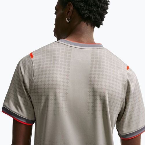 Vyriški futbolo marškinėliai Nike England Academy Pro Pre-Match pewter grey/bright crimson